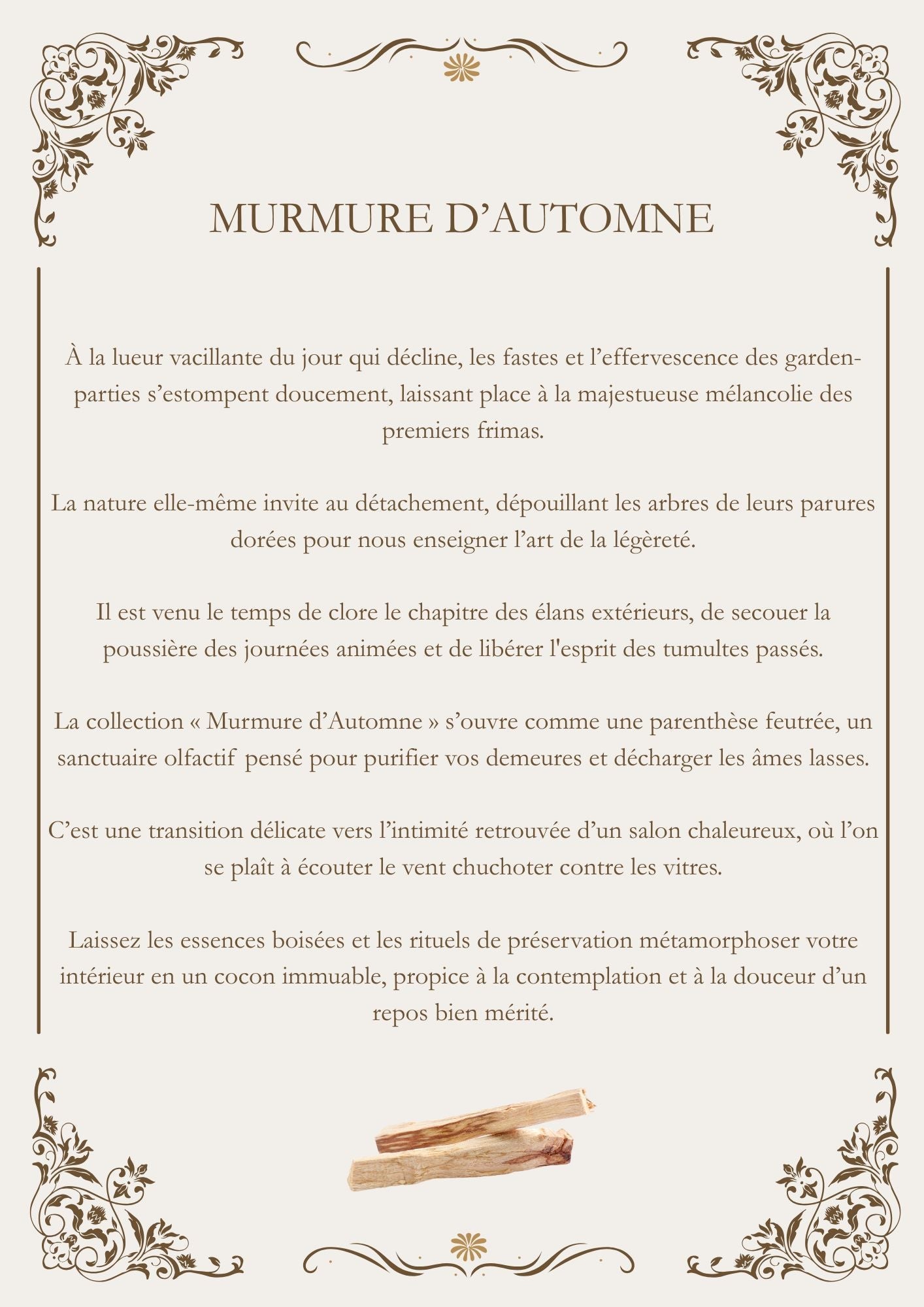 Murmure d'automne