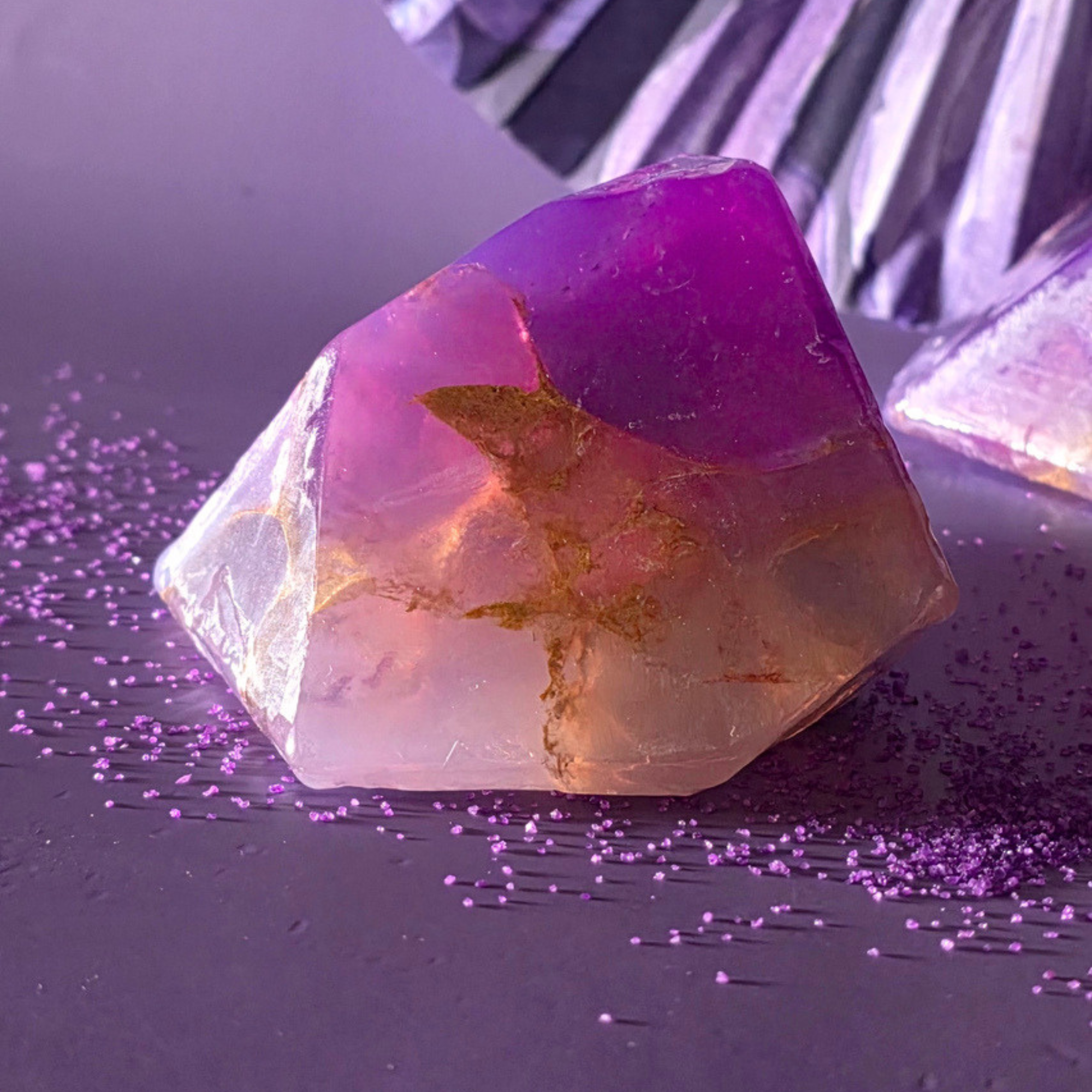Savon artisanal - L’Améthyste : La Tentation de l'Esprit