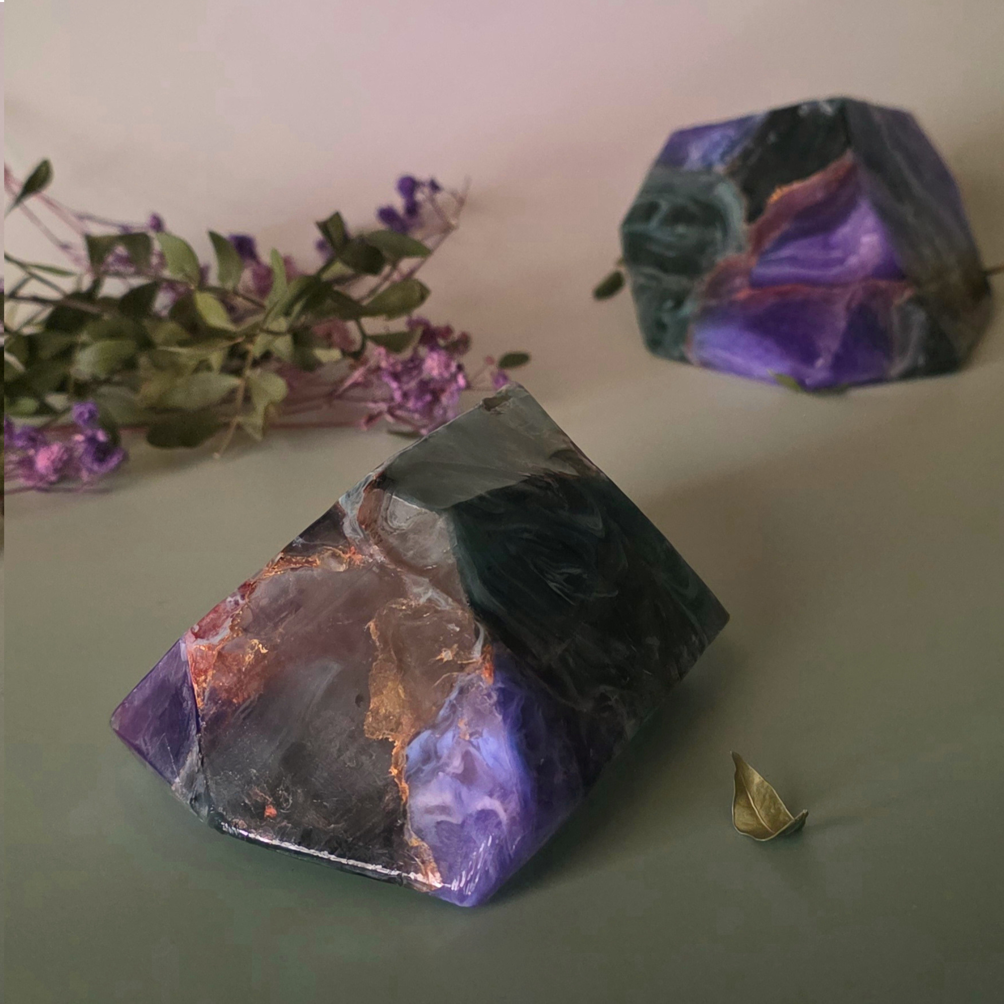 Savon artisanal - Le Secret d'Amazonie (Azurite Malachite)
