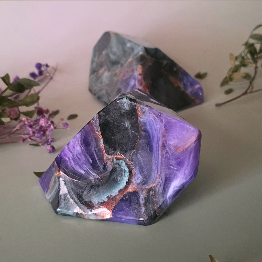 Savon artisanal - Le Secret d'Amazonie (Azurite Malachite)