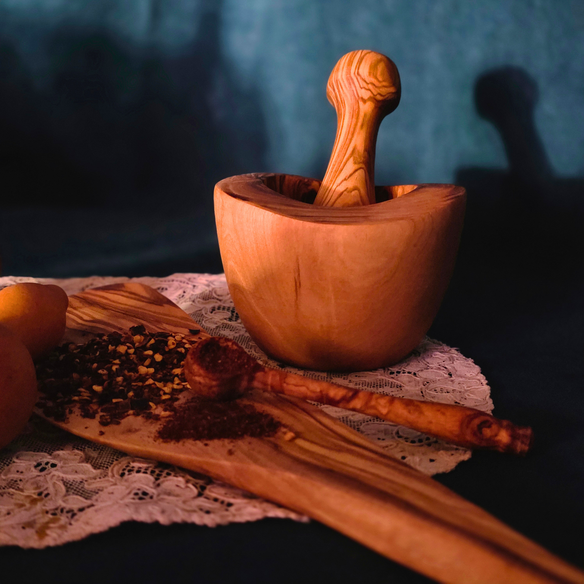 Du Mortier & de son Pilon d'Oléastre