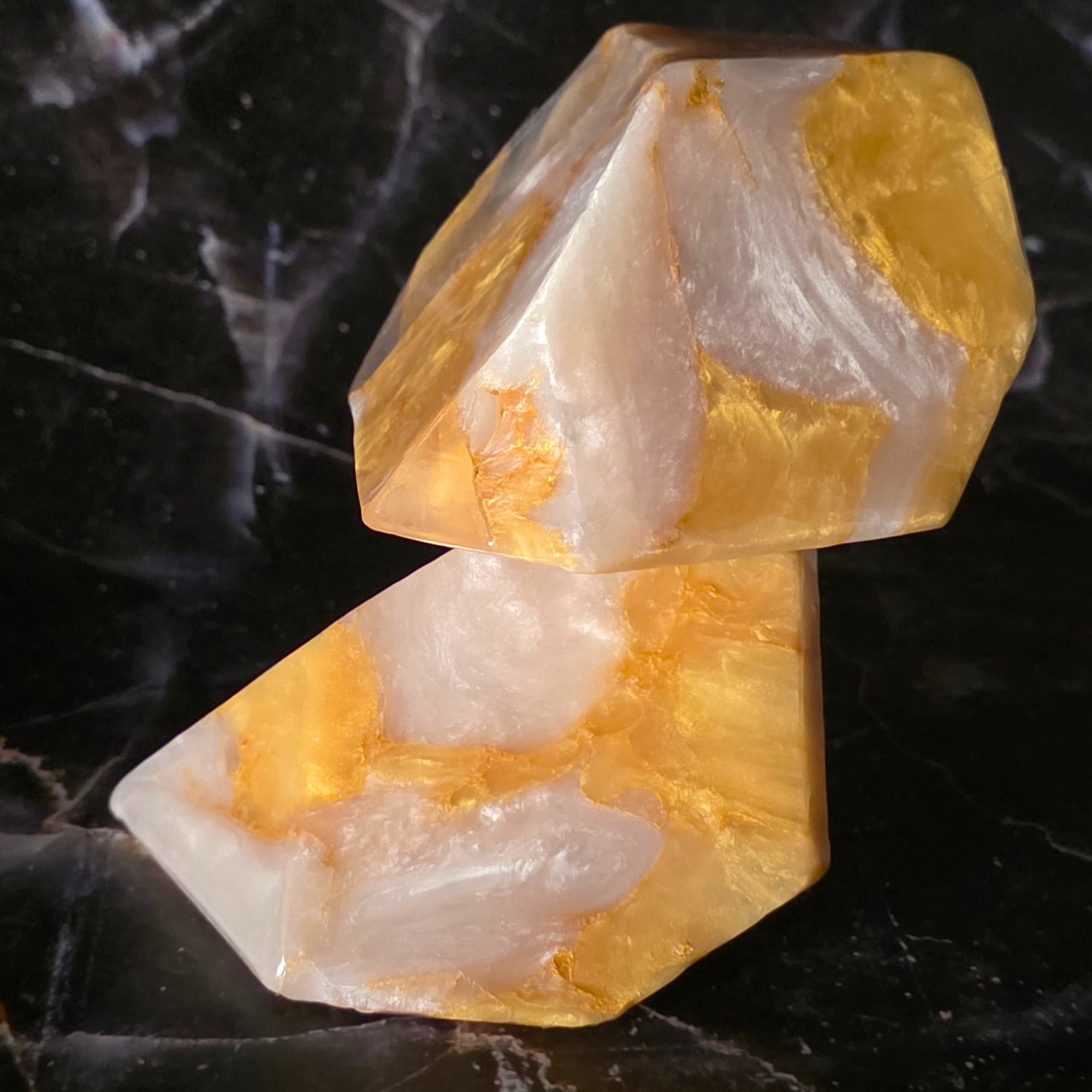 Savon artisanal - La Mémoire d’Anastasia – Albâtre Oriental  & Gold in Quartz