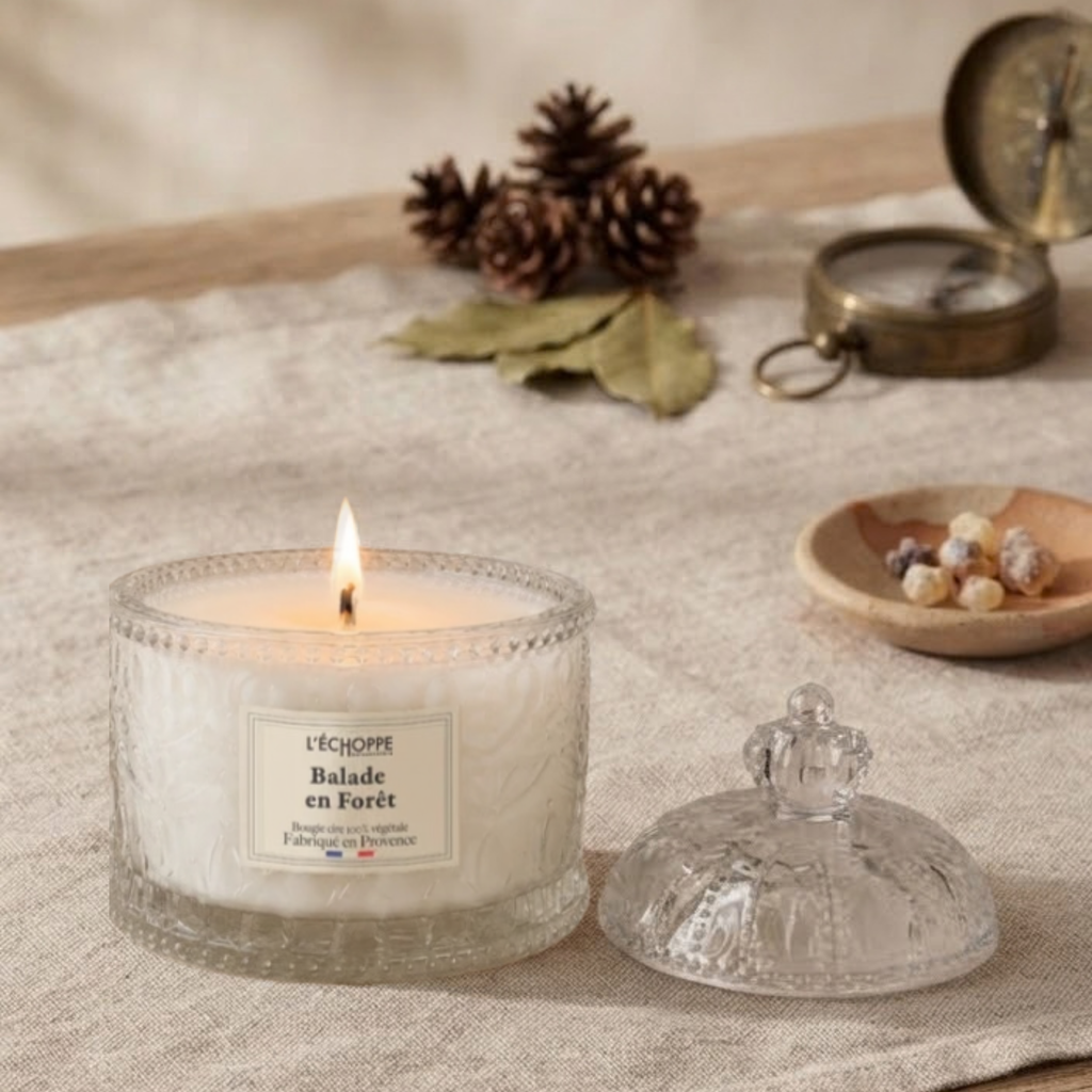 Bougie Bonbonnière "Balade en forêt"
