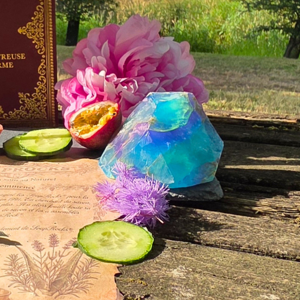 Savon artisanal - L'Éclat Prismatique de la Fluorite Sanseverina