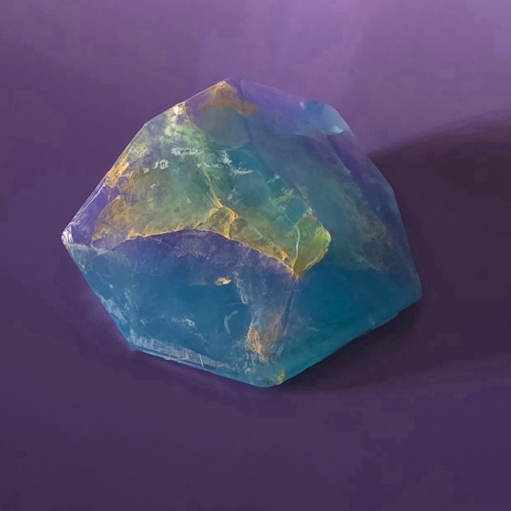 Savon artisanal - L'Éclat Prismatique de la Fluorite Sanseverina