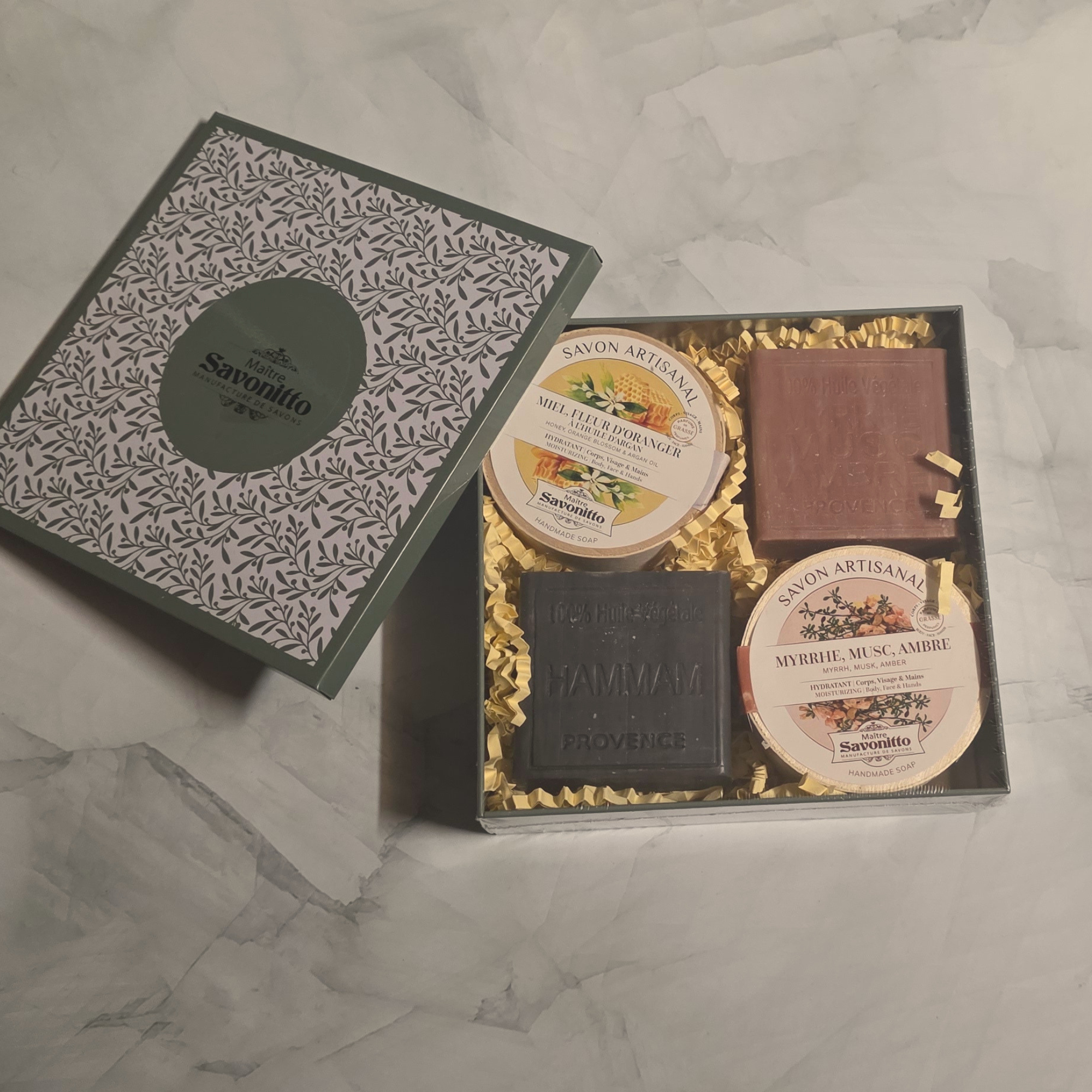 Coffret de savons artisanaux : Les Trésors du Sérail