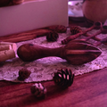 Presse-Agrumes en Bois d'Olivier de Fabrication Artisanale